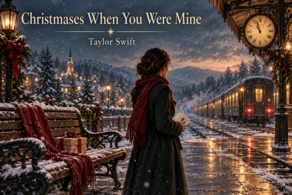 Christmases When You Were Mine: a lone traveler remembers love on a snowy railway platform.