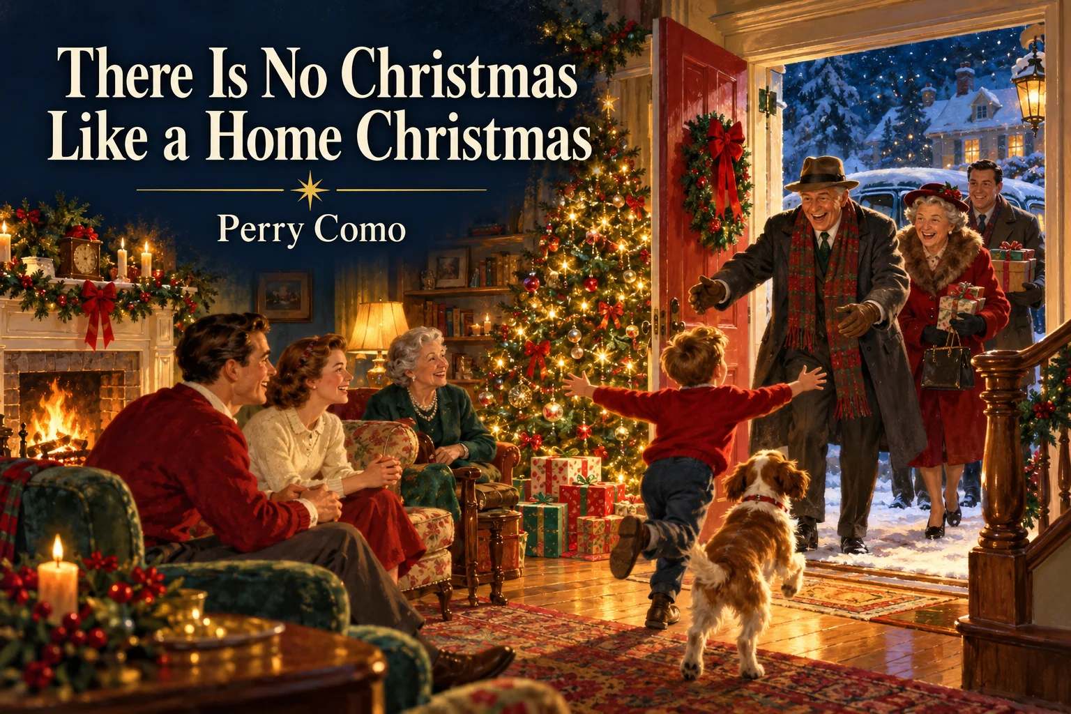 There Is No Christmas Like a Home Christmas – family welcomes grandparents home.